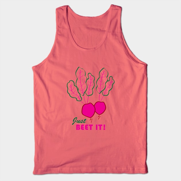 Just Beet It Tank Top by luckybengal